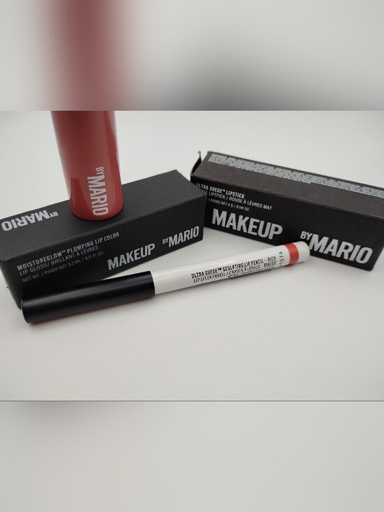 Makeup By Mario Other - Makeup By Mario Neutral & Brown Lipsticks & Lip Serum Bundle